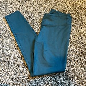 Alo yoga teal high waist leggings medium